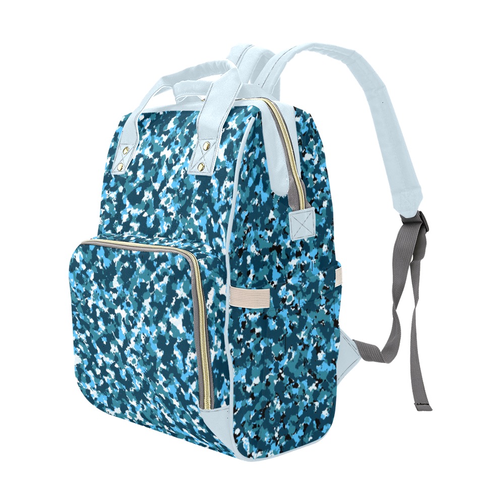 FridayBlue(7) Multi-Function Diaper Backpack/Diaper Bag (Model 1688)
