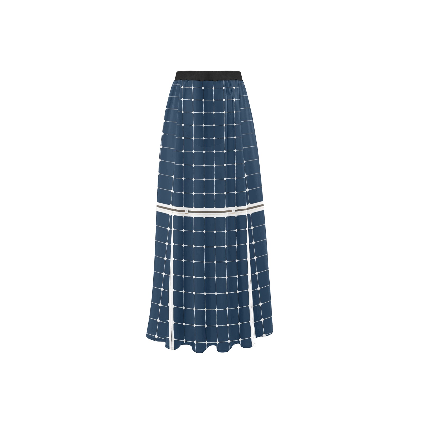 Solar Technology Power Panel Image Cell Energy High Slit Long Beach Dress (Model S40)