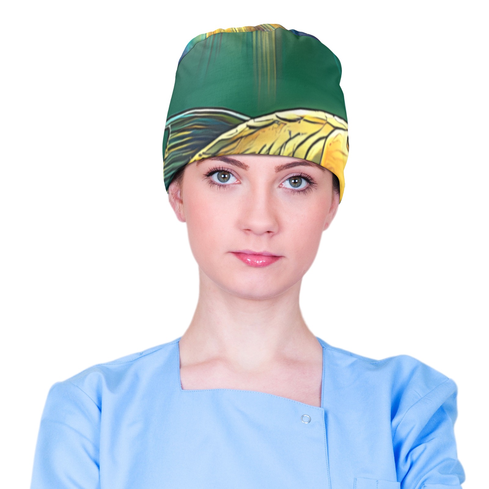 Celestial Swim Scrub Cap