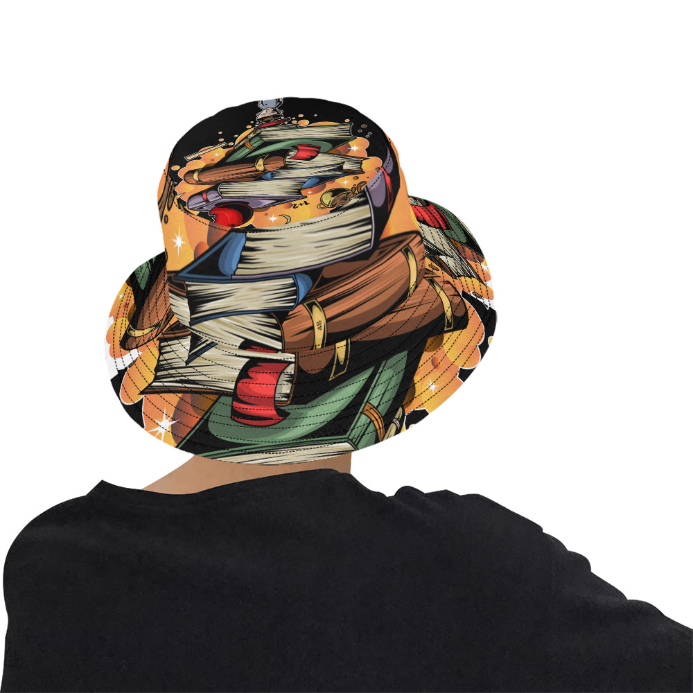 Book Smart All Over Print Bucket Hat for Men