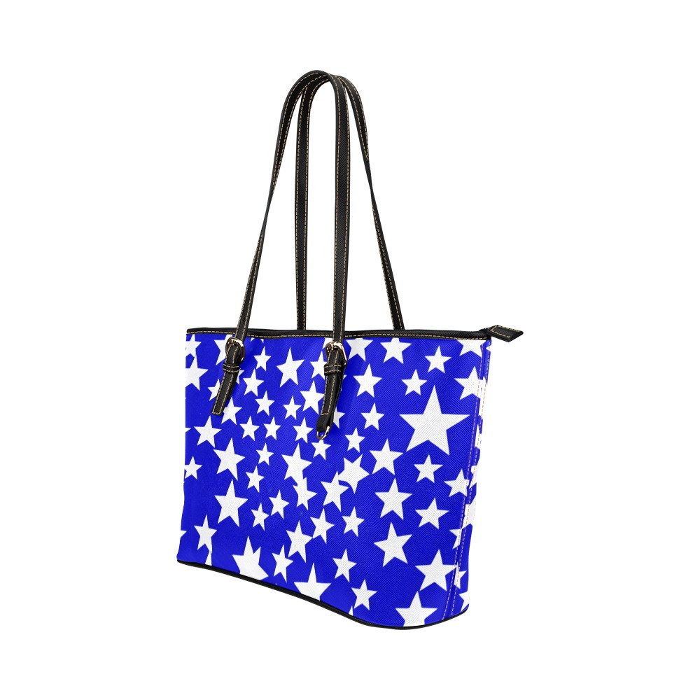 Stars 1 Leather Tote Bag/Large (Model 1651)
