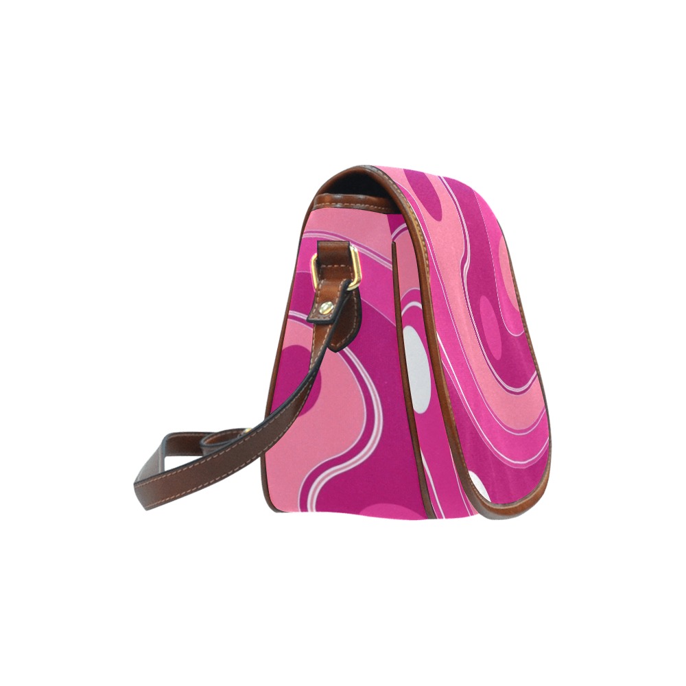 IN THE PINK-122 ALT Saddle Bag/Small (Model 1649) Full Customization