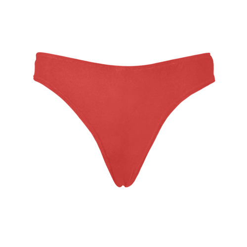 RED Women's All Over Print Thongs (Model L30)