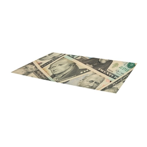 US PAPER CURRENCY Area Rug 9'6''x3'3''