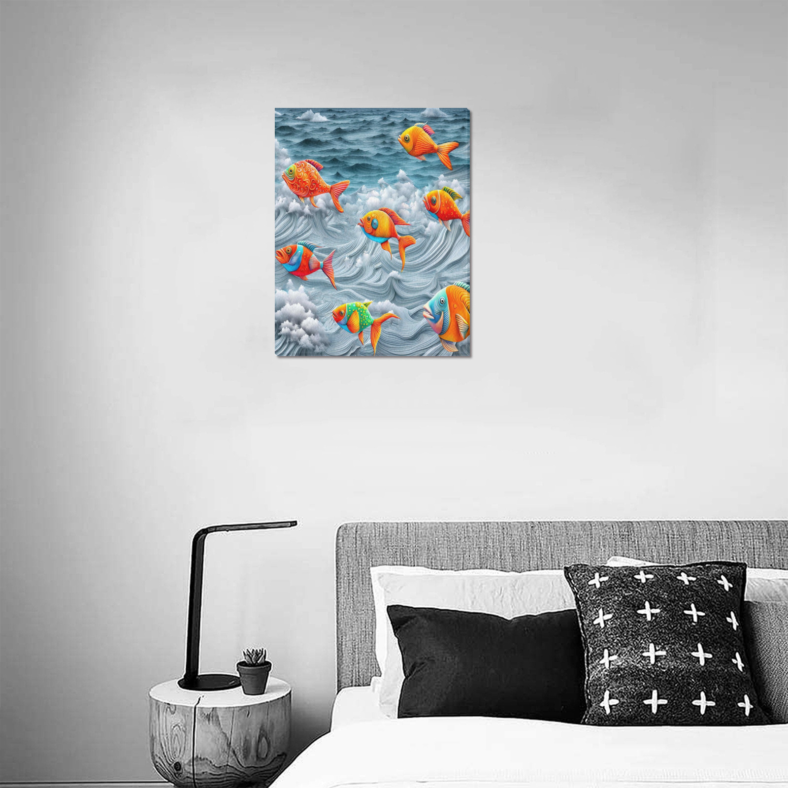 Ocean Life Upgraded Canvas Print 11"x14"