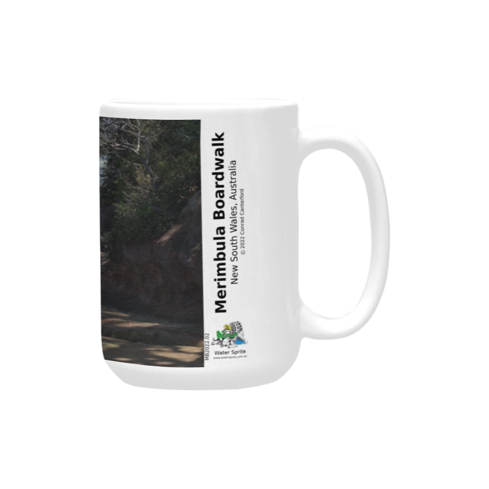 Merimbula Boardwalk Scenic Mug (443ml/15oz) - MB2022.02 SQ Custom Ceramic Mug (15OZ)