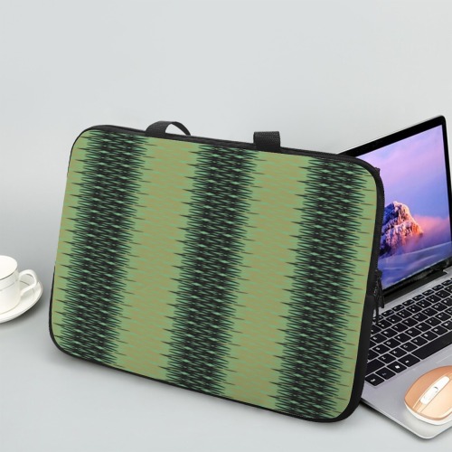 boho striped black beige