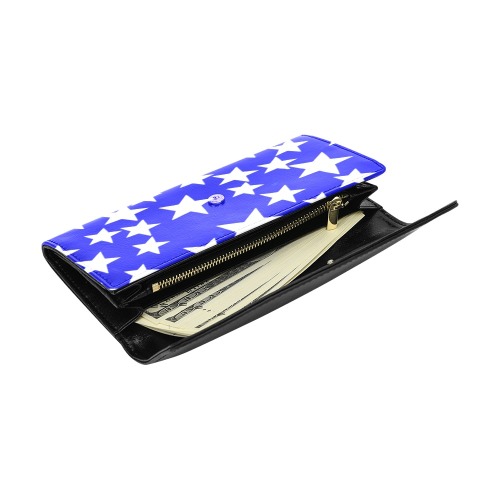 Stars 1 Women's Flap Wallet (Model 1707)