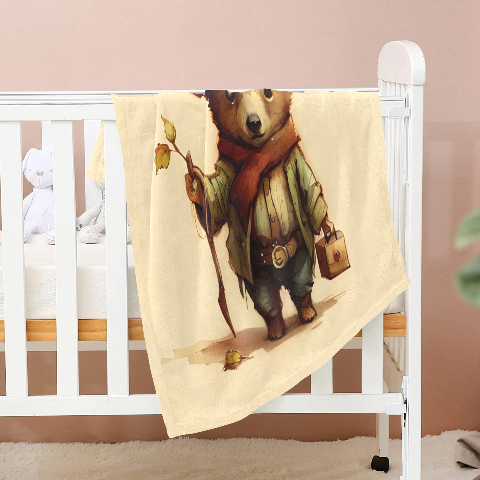 Little Bears 2 Baby Blanket 30"x40"