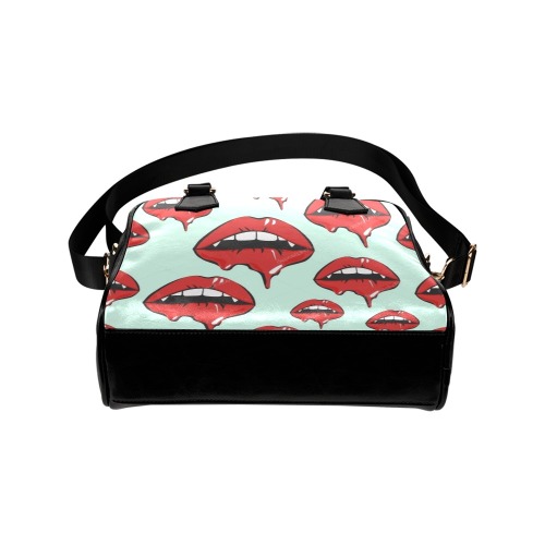 Bloody Lips Handbag Shoulder Handbag (Model 1634)