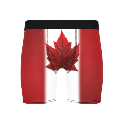 Canada Flag Underwear Men's Long Leg Boxer Briefs (Model L67)