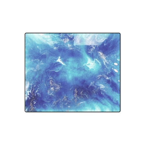 Encre Bleu Photo Blanket 50"x60"