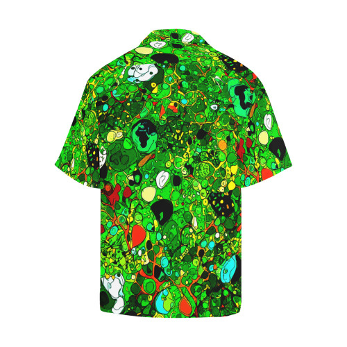 Green Abstract Art 409 Hawaiian Shirt (Model T58)