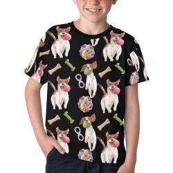 Lovely Dogs Kids' All Over Print T-shirt (Model T65)