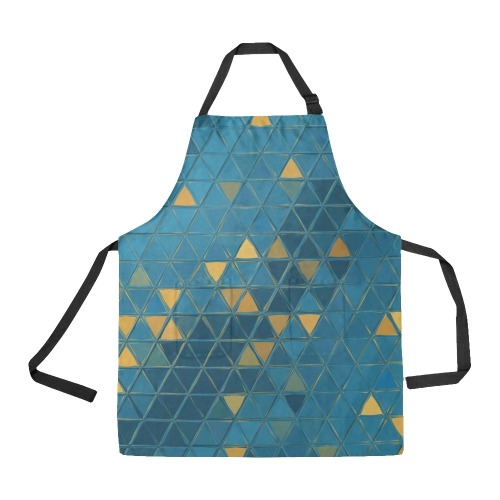 mosaic triangle 6 All Over Print Apron