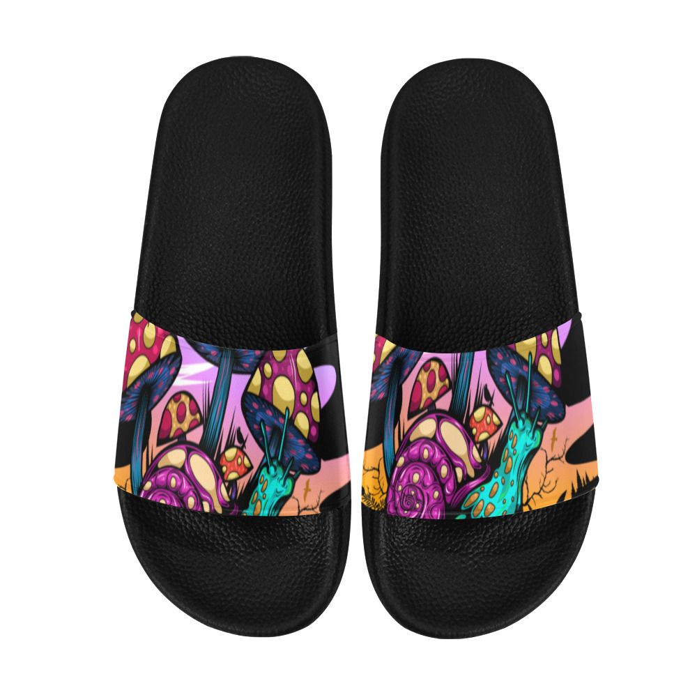 World Of Color Men's Slide Sandals (Model 057)
