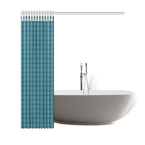 green repeating pattern Shower Curtain 69"x72"