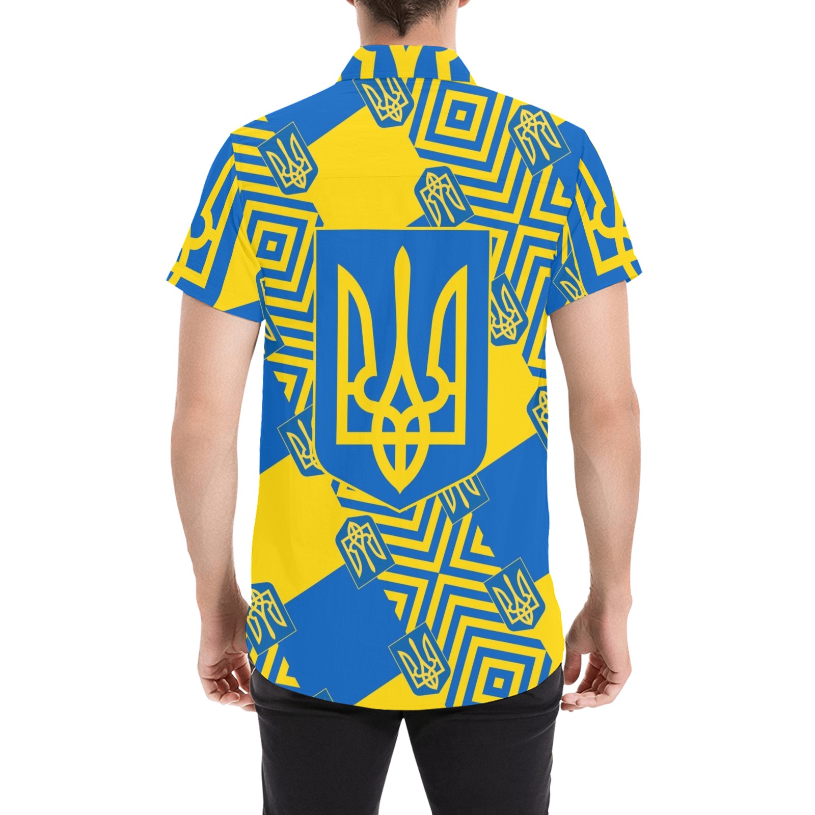 UKRAINE 2 Men's All Over Print Short Sleeve Shirt (Model T53)