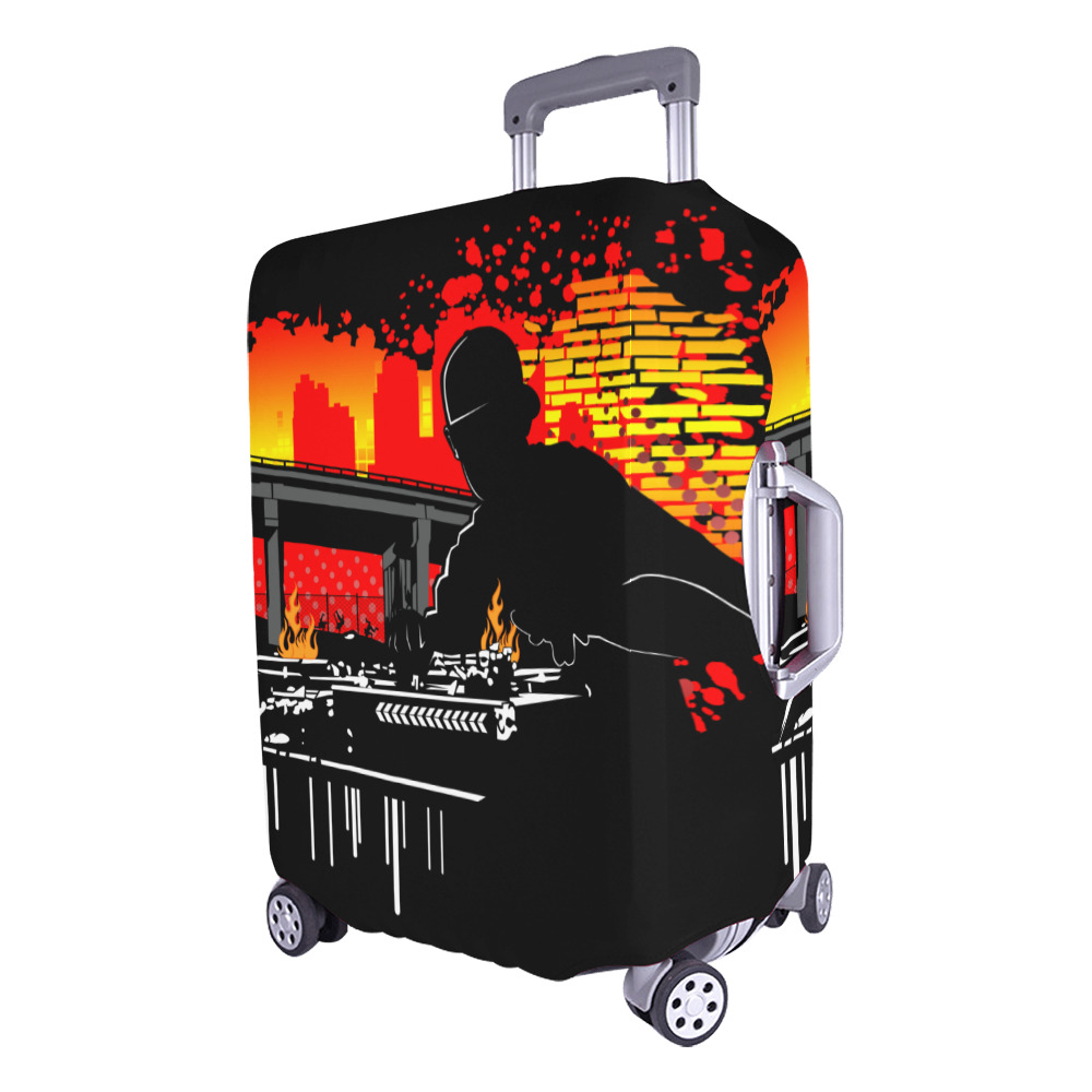 Scratching Hits Luggage Cover/Large 26"-28"