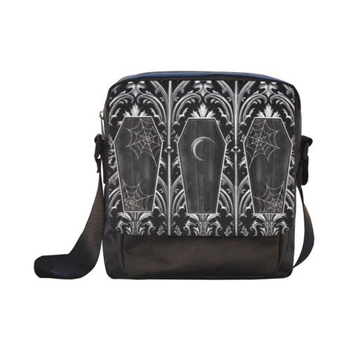 Gothic Coffins Crossbody Bag