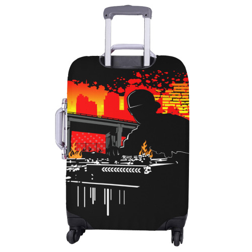 Scratching Hits Luggage Cover/Large 26"-28"