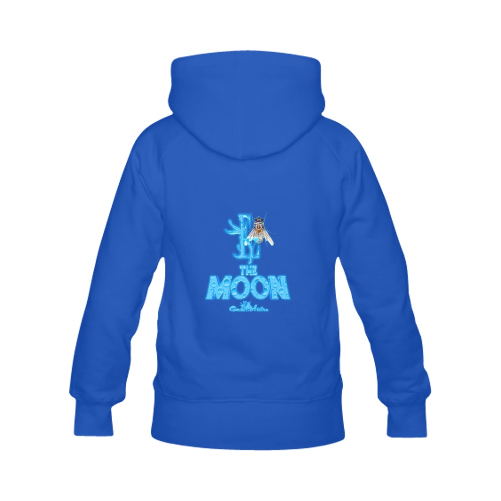 The Moon Collectable Fly Women's Classic Hoodies (Model H07)