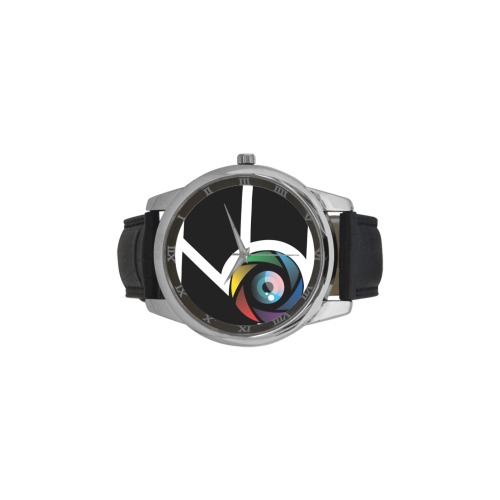 3rd Eye Men's Leather Strap Large Dial Watch(Model 213)