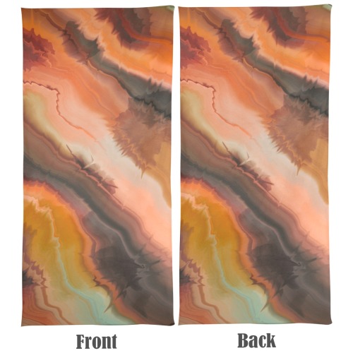 Abstract desert stripes with splashes