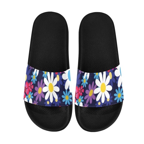 Hippy Flower Power #2 Women's Slide Sandals (Model 057)