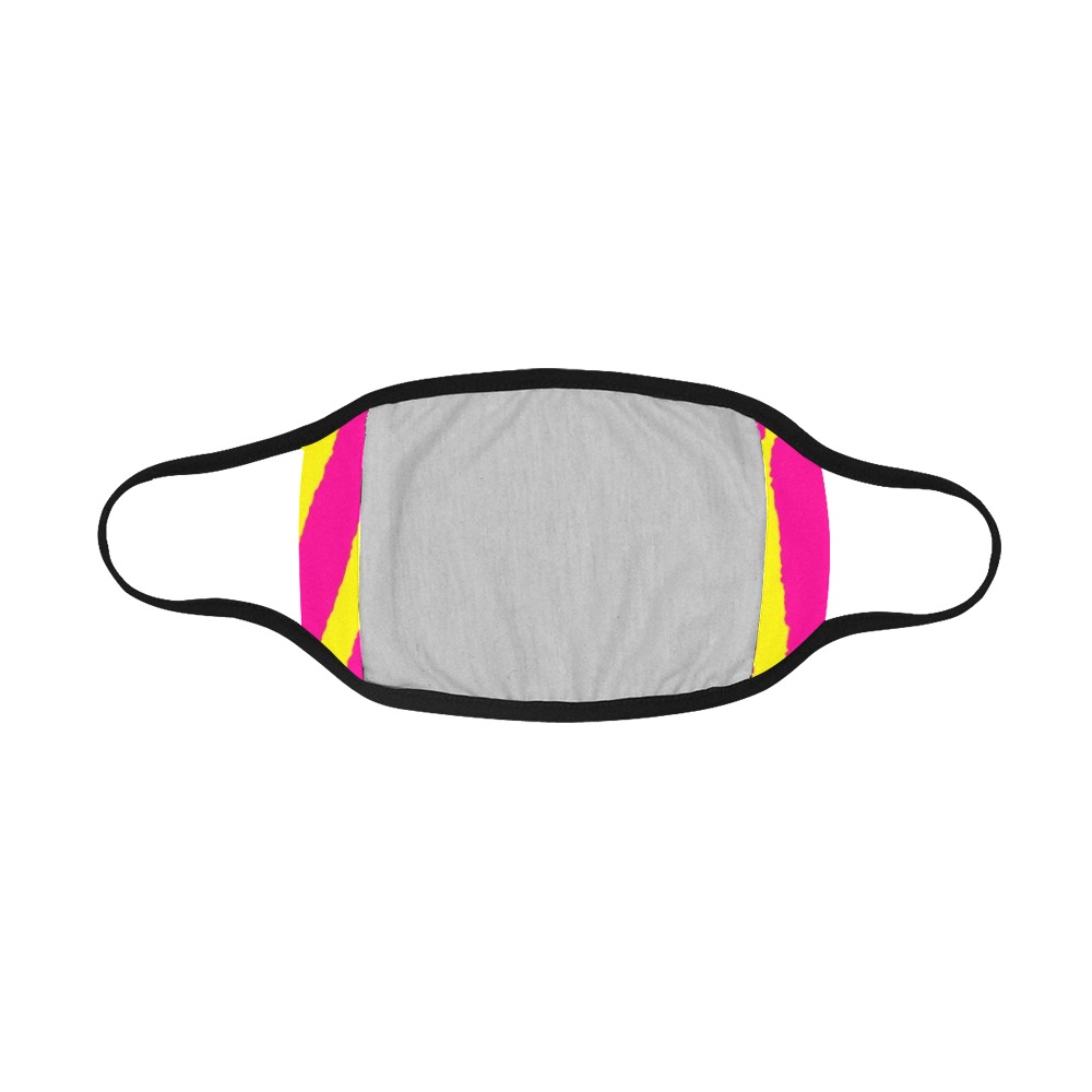 Zebra Print (Pink & Yellow) Mouth Mask