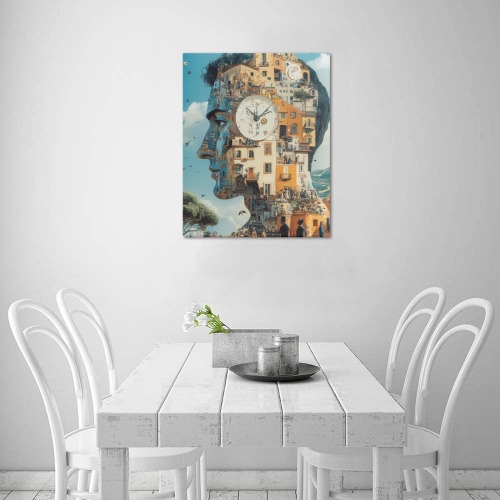 Surreal Time 13 Upgraded Canvas Print 16"x20"