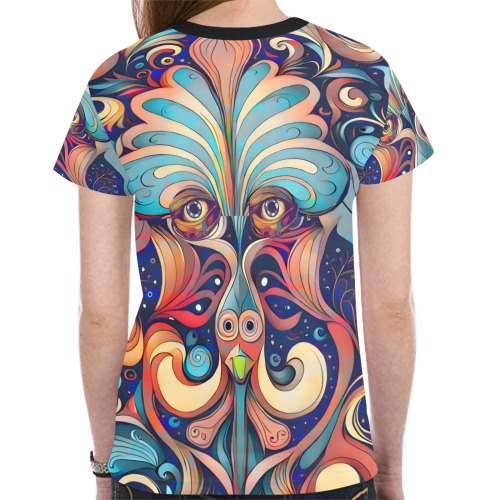 Magician New All Over Print T-shirt for Women (Model T45)