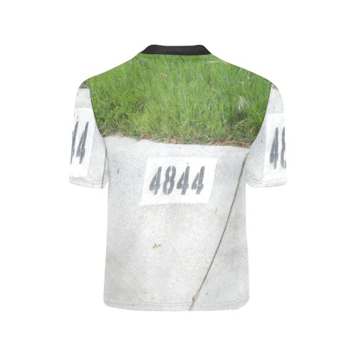 Street Number 4844 with black collar Big Boys' All Over Print Crew Neck T-Shirt (Model T40-2)