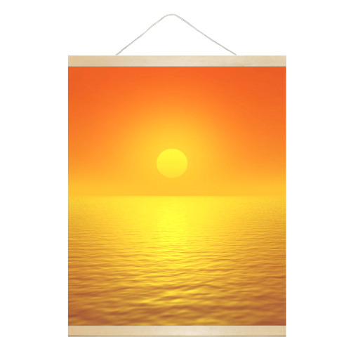 Sunset Reflection Hanging Poster 16"x20"
