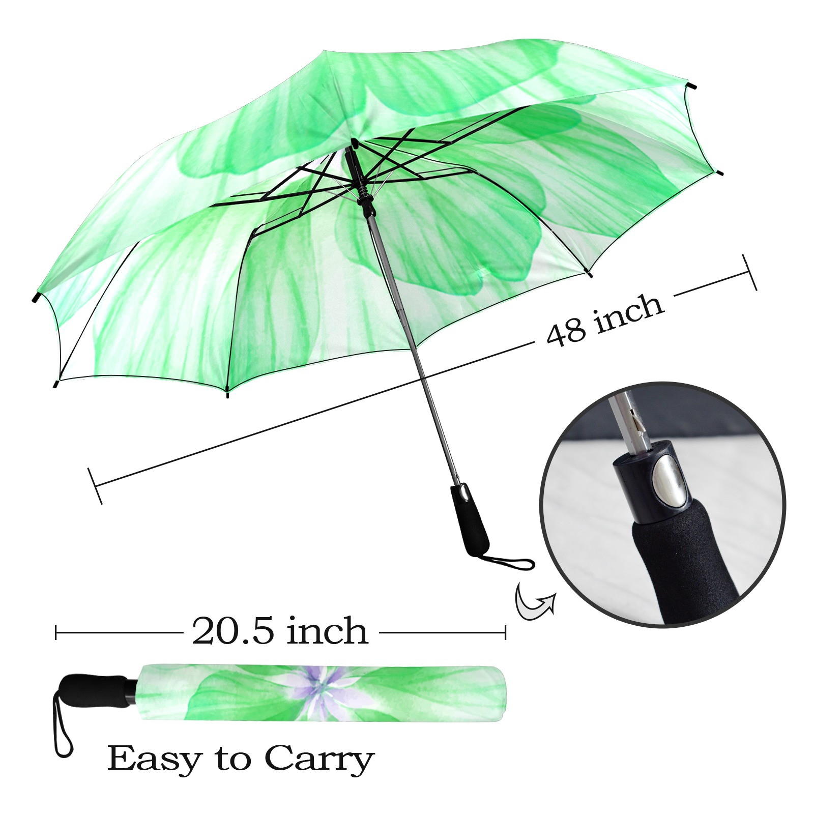 umbrella Semi-Automatic Foldable Umbrella (Model U12)