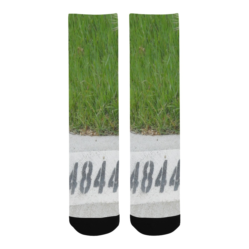 Street Number 4844 Men's Custom Socks