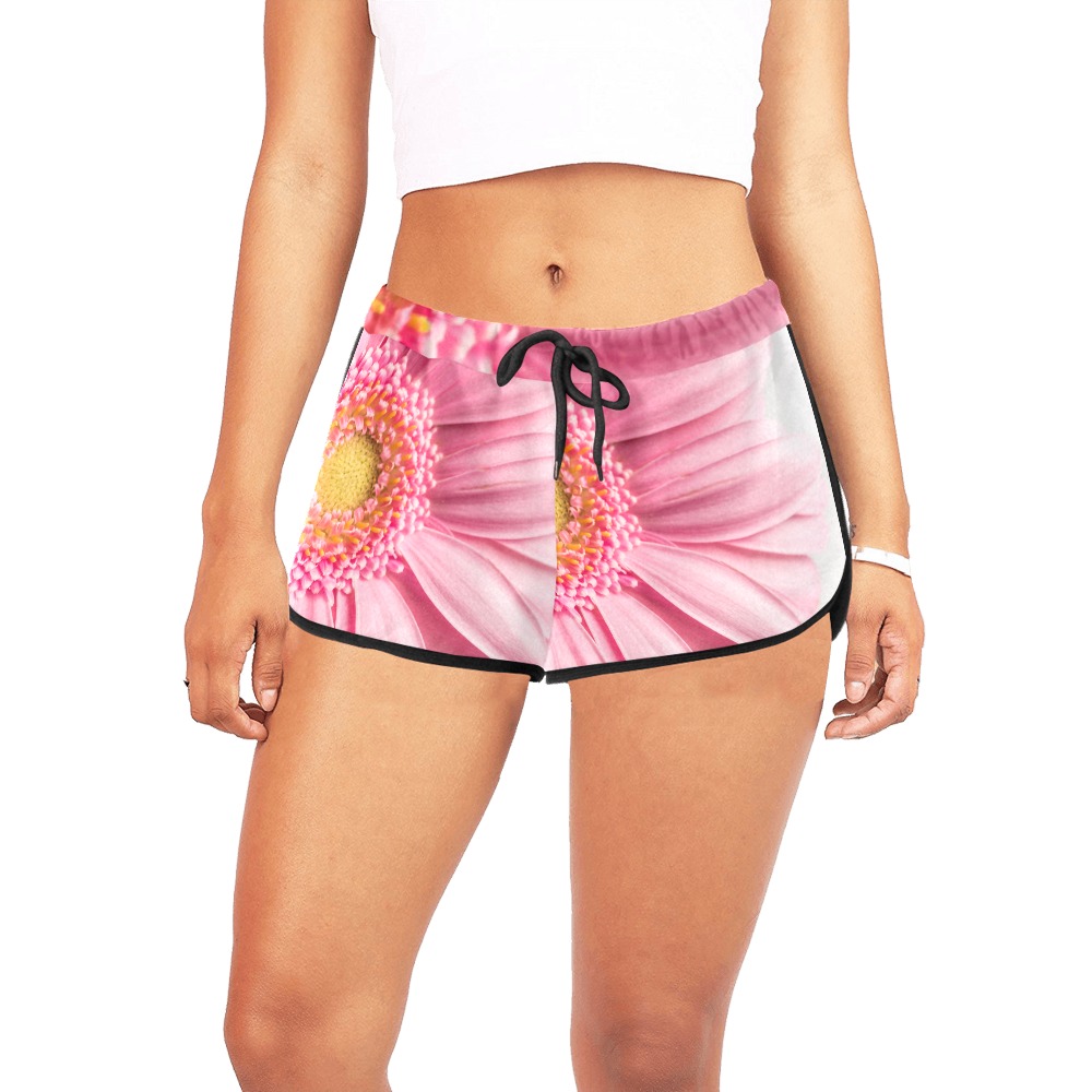 women's floral swim shorts Women's All Over Print Relaxed Shorts (Model L19)