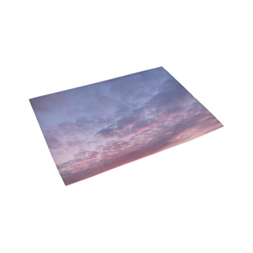 Morning Purple Sunrise Collection Azalea Doormat 24" x 16" (Sponge Material)