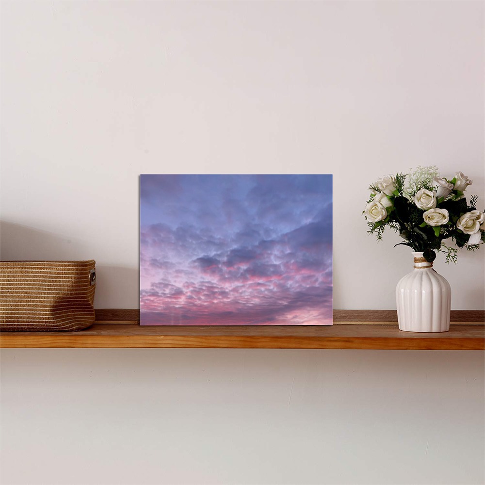 Morning Purple Sunrise Collection Photo Panel for Tabletop Display 8"x6"