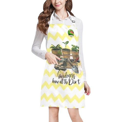 Hilltop Garden Produce by Kai Apron Collection- Gardeners know all the Dirt 53086P11 All Over Print Apron