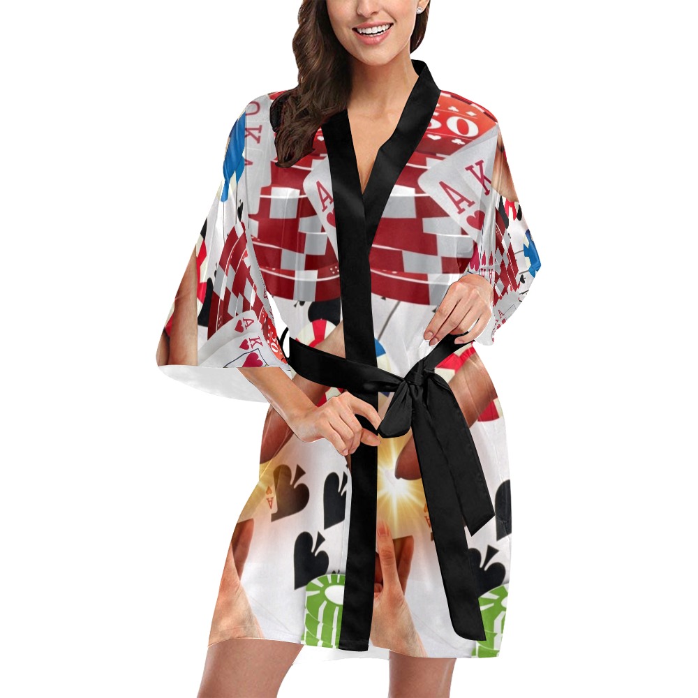 POKER NIGHT TOO Kimono Robe