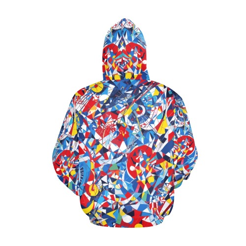 Pleasing geometrical contemporary art. All Over Print Hoodie for Men (USA Size) (Model H13)