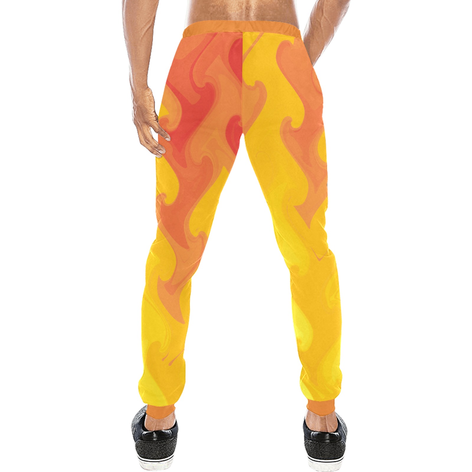 twin_flame Men's All Over Print Sweatpants (Model L11)