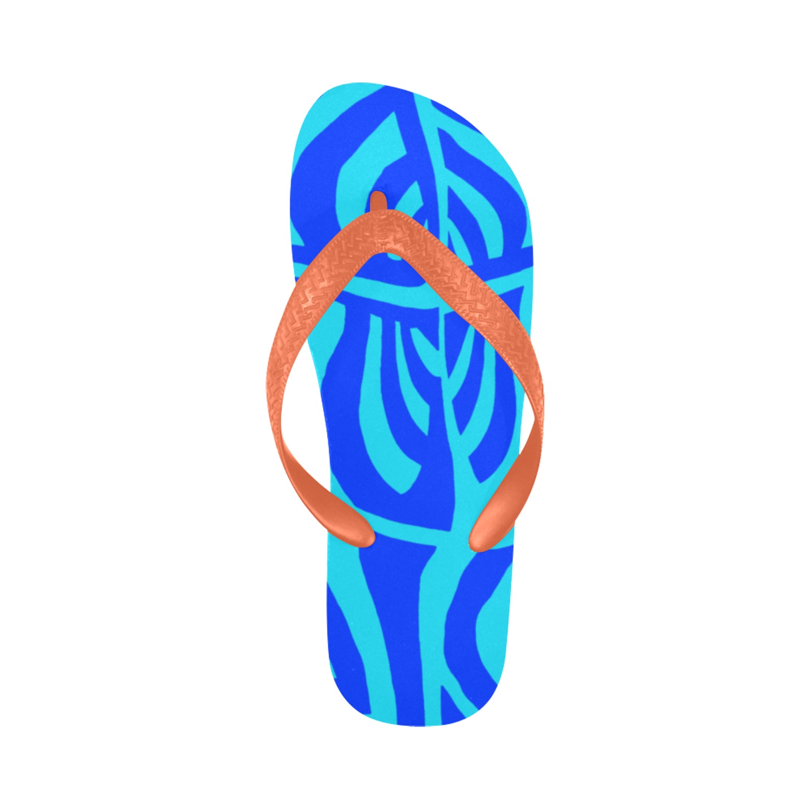 aaa blue lb Flip Flops for Men/Women (Model 040)