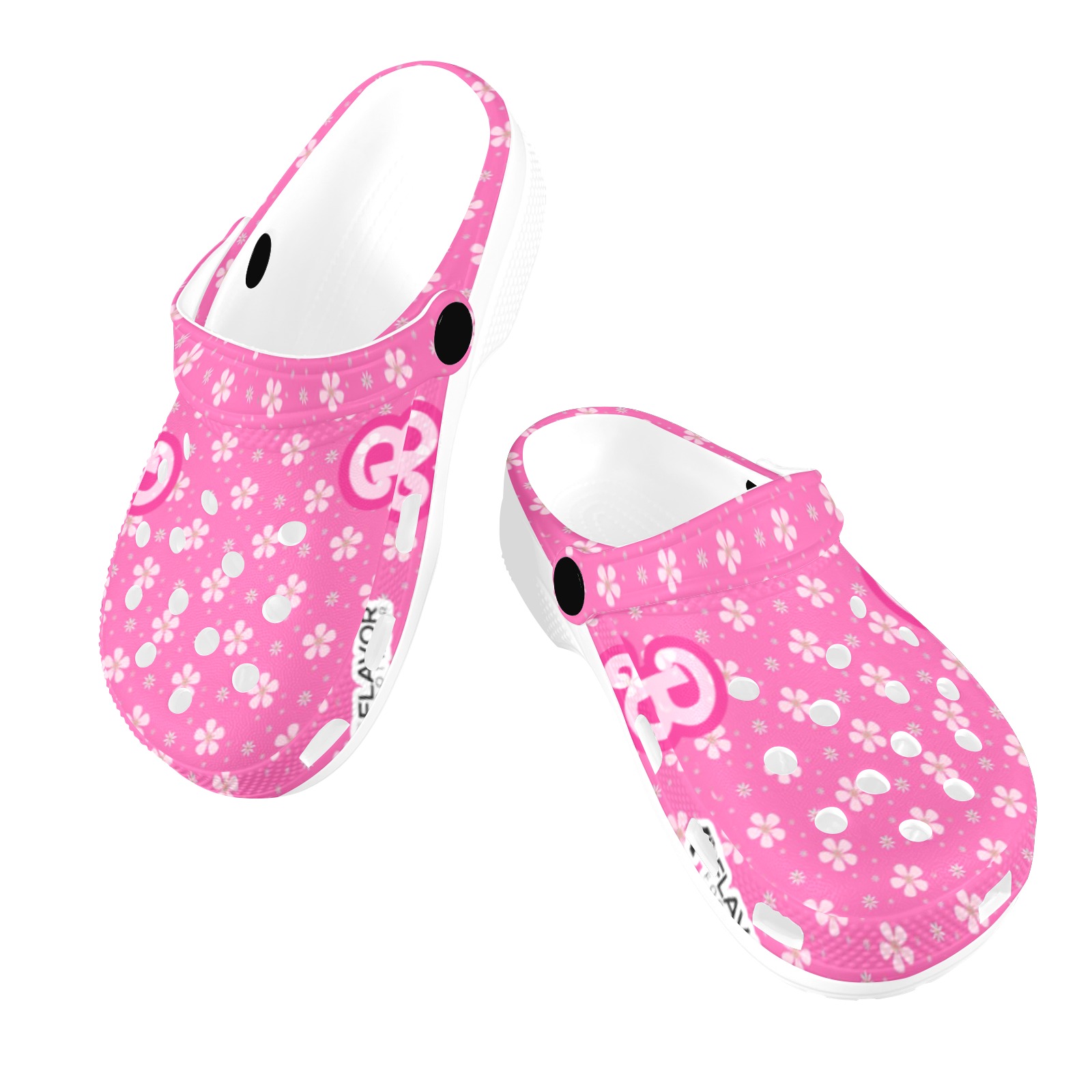 Pink Flavored Kids Clog Flavor Footwear Custom Print Foam Clogs for Kids