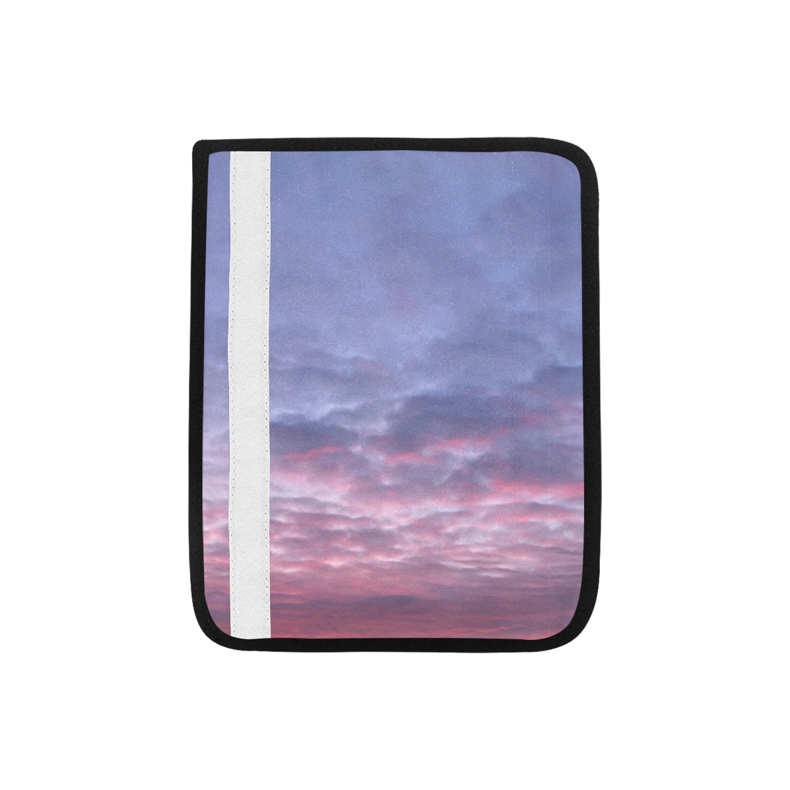 Morning Purple Sunrise Collection Car Seat Belt Cover 7''x10''