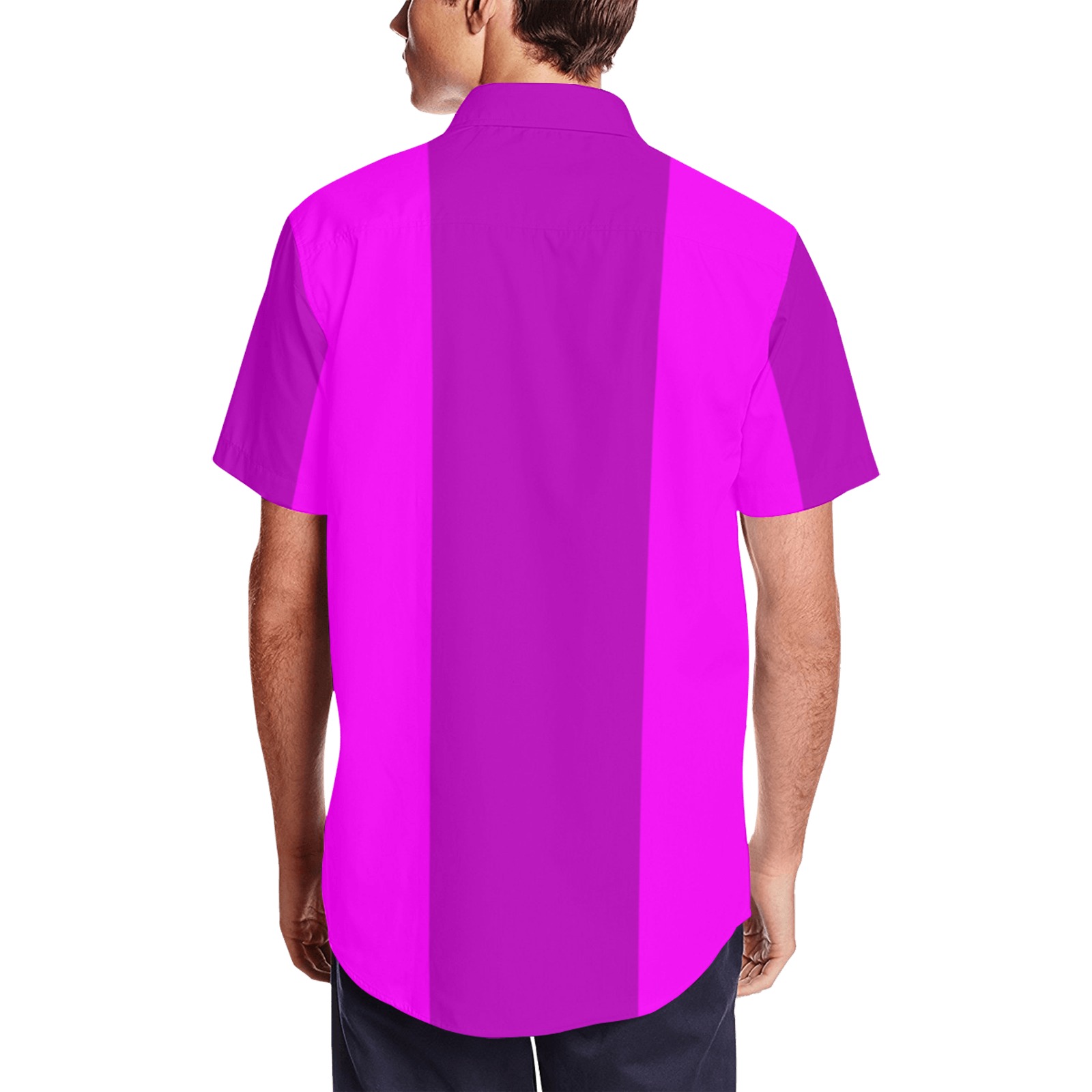 p17 Men's Short Sleeve Shirt with Lapel Collar (Model T54)