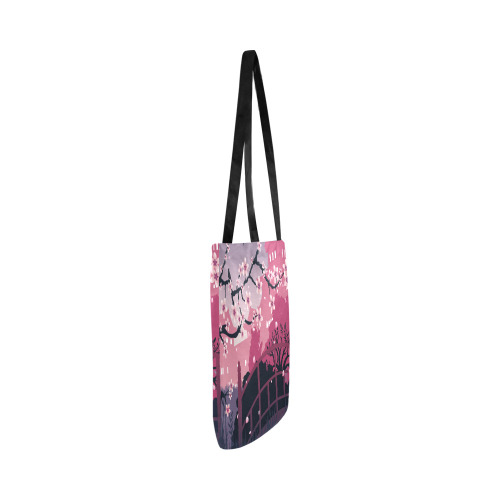 Dark Blossom Reusable Shopping Bag Model 1660 (Two sides)