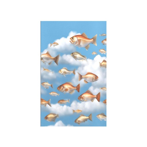 Raining Fish Art Print 19‘’x28‘’