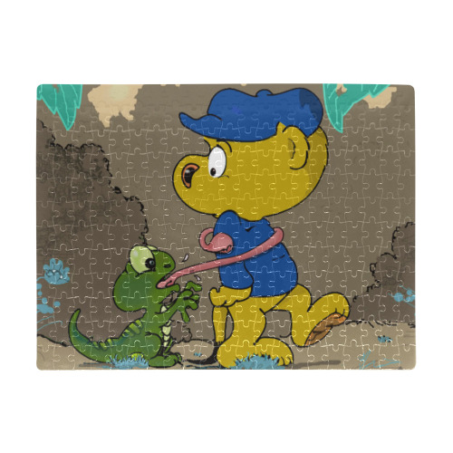 Ferald and The Baby Lizard A3 Size Jigsaw Puzzle (Set of 252 Pieces)